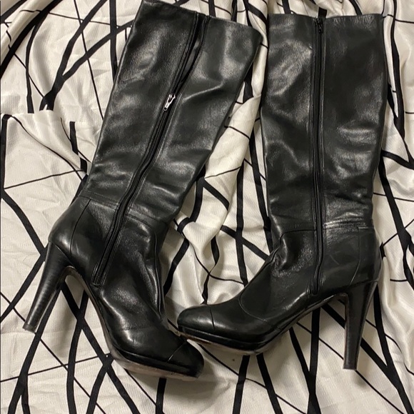 Coach Gorgeous Buttery Leather Tall Zip Up Boots - Picture 6 of 8